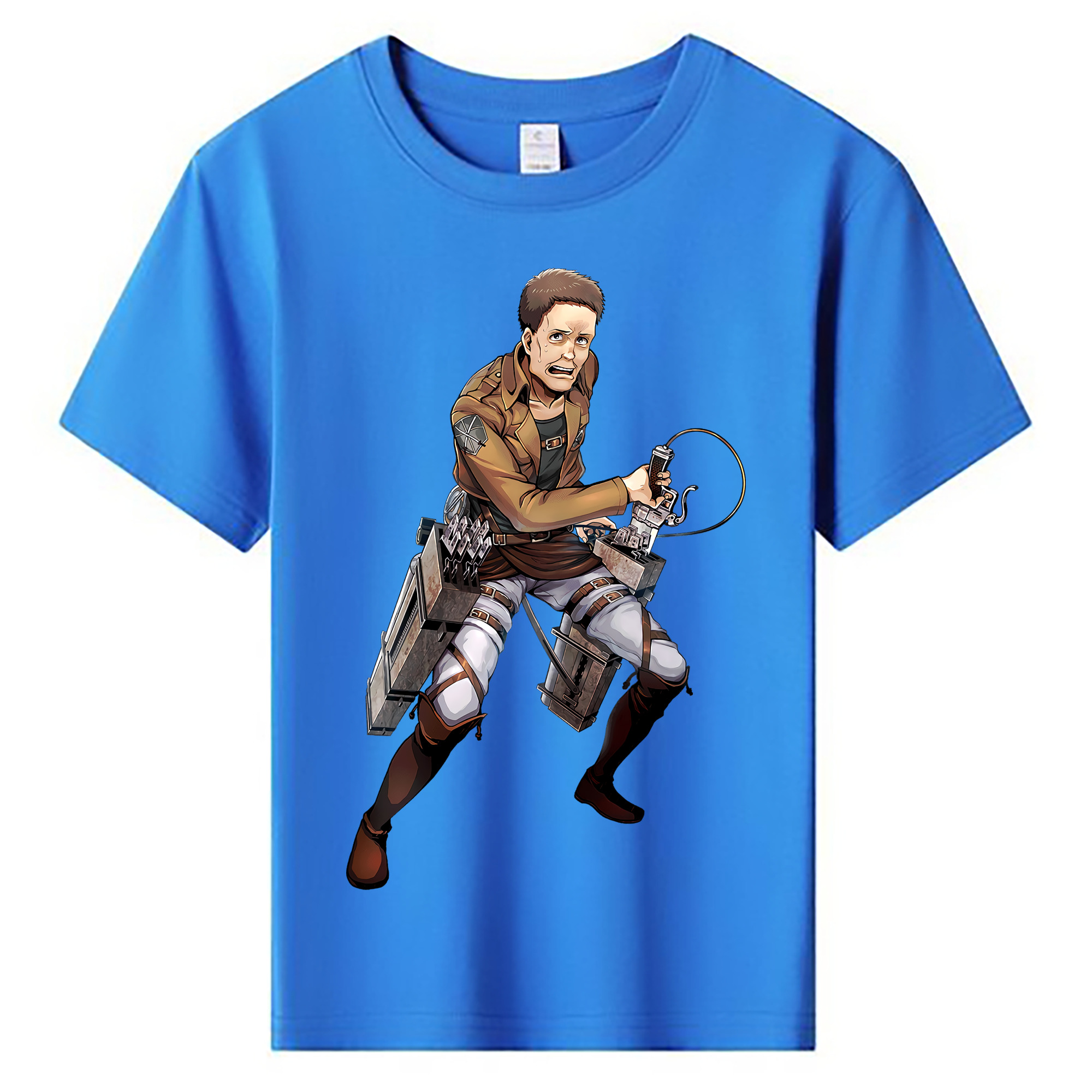 （画像用） 進撃の巨人 Attack on Titan 綿100％キッズTシャツ（フロントプリント）
